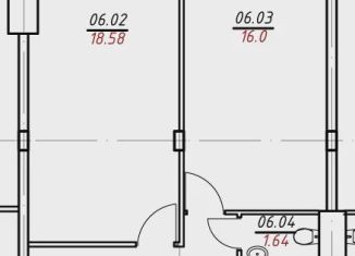 Продам двухкомнатную квартиру, 51.9 м2, деревня Скрылья, деревня Скрылья, 278