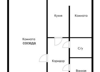 Продается однокомнатная квартира, 24.9 м2, Краснодар, Уральская улица, 119, микрорайон Комсомольский