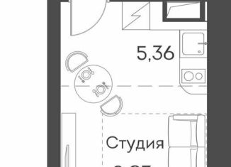 Продажа квартиры студии, 21.9 м2, Москва, ЖК Аквилон Бисайд