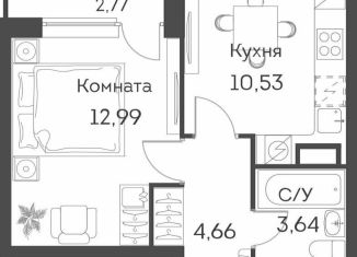 Продаю 1-комнатную квартиру, 35.4 м2, Москва, метро Стахановская