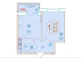 Продам 1-комнатную квартиру, 32.6 м2, Ростов-на-Дону, жилой комплекс Западная Резиденция, лит9, ЖК Западная Резиденция