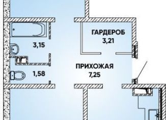 Продаю 2-ком. квартиру, 68.2 м2, Краснодар, микрорайон Губернский