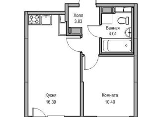 Продажа двухкомнатной квартиры, 36.3 м2, Санкт-Петербург, метро Беговая