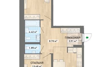 Продается 2-комнатная квартира, 74 м2, Екатеринбург, ЖК Просторы