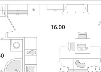 Квартира на продажу студия, 23.5 м2, Санкт-Петербург, Планерная улица, 99, Приморский район