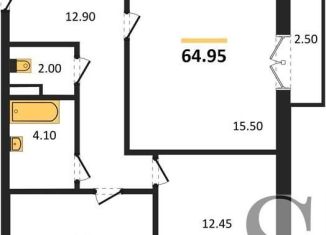 Продажа 2-комнатной квартиры, 65 м2, Новосибирск, метро Маршала Покрышкина, улица Королёва, 4