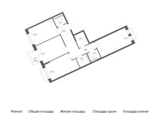 3-комнатная квартира на продажу, 79.2 м2, село Лайково