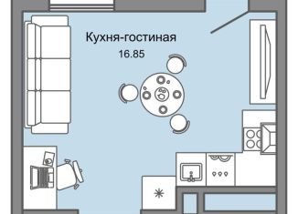 Продажа квартиры студии, 27 м2, Ульяновск, жилой комплекс Юлла, 2