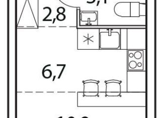 Продаю квартиру студию, 23.5 м2, деревня Рузино, ЖК Новый Зеленоград