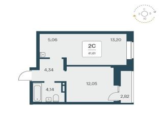 Продам 1-комнатную квартиру, 41 м2, Новосибирск, метро Заельцовская