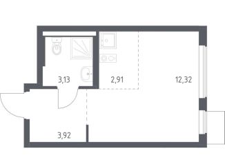 Квартира на продажу студия, 22.3 м2, Ленинский городской округ, ЖК Горки Парк