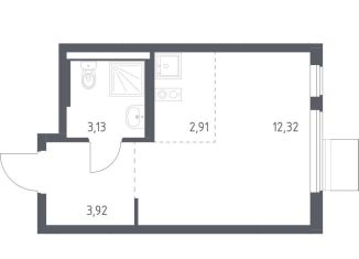 Продается квартира студия, 22.3 м2, Ленинский городской округ, ЖК Горки Парк