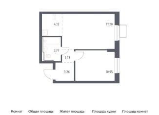 Продаю 1-комнатную квартиру, 40.8 м2, посёлок Жилино-1, жилой комплекс Егорово Парк, к3.1