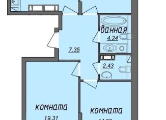 Продажа трехкомнатной квартиры, 81.9 м2, Муром, Колхозная улица, 24