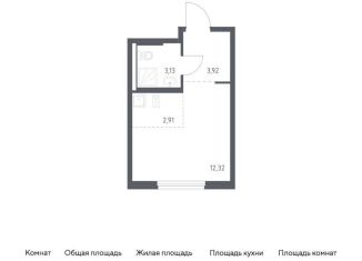 Продается квартира студия, 22.3 м2, поселение Кокошкино, жилой комплекс Новое Внуково, к23