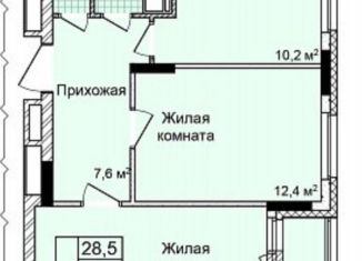 Продается двухкомнатная квартира, 51.7 м2, Нижний Новгород, ЖК Дома на Культуре, улица Коперника, 2