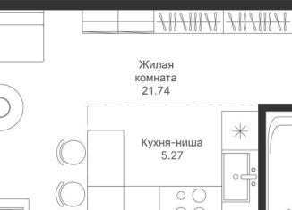 Продажа квартиры студии, 31.9 м2, Татарстан