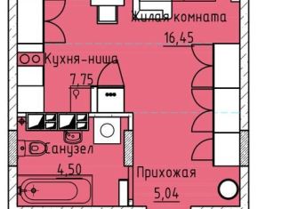 Продажа квартиры студии, 34.2 м2, Забайкальский край