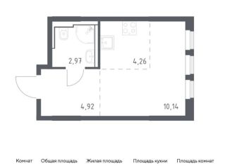 Продаю квартиру студию, 22.3 м2, село Остафьево, Молодцевская улица