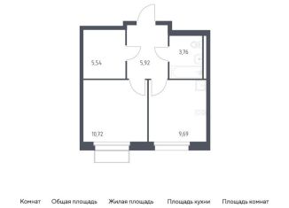 Продается 1-ком. квартира, 35.6 м2, Москва, жилой комплекс Квартал Марьино, к2
