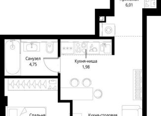Продам 1-ком. квартиру, 48 м2, Москва, Проектируемый проезд № 4089