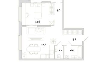 Продажа 2-комнатной квартиры, 68.9 м2, Пензенская область