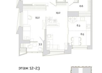 3-комнатная квартира на продажу, 82.8 м2, Пензенская область