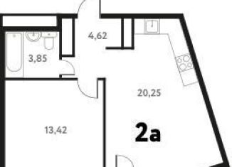 Продаю 1-комнатную квартиру, 42.3 м2, Пушкино, Школьная улица, 28к1