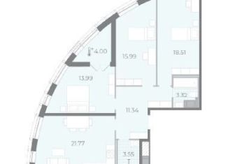 Продажа трехкомнатной квартиры, 88.5 м2, Санкт-Петербург, Дворцовая площадь, метро Адмиралтейская