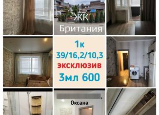 Продажа 1-ком. квартиры, 39 м2, Краснодар, Измаильская улица, 76к9, ЖК Оазис