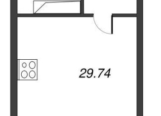 Квартира на продажу студия, 33.2 м2, Мурино