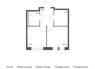 Продажа 1-ком. квартиры, 35.8 м2, Москва, САО