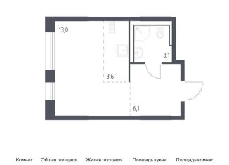 Продажа квартиры студии, 25.8 м2, Москва, жилой комплекс Молжаниново, к1