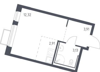 Продам квартиру студию, 22.3 м2, Москва, Молжаниновский район