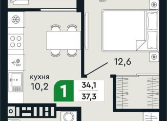 Продается 1-комнатная квартира, 37.3 м2, Верхняя Пышма, улица Бажова, 30А
