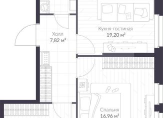 Продается 2-ком. квартира, 59.7 м2, Санкт-Петербург, Приморский район