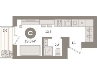 Продаю квартиру студию, 19.3 м2, Москва, метро Стахановская