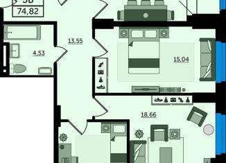 3-ком. квартира на продажу, 74.8 м2, Ростов-на-Дону