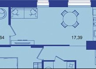 Продается 1-комнатная квартира, 42.7 м2, Брянск, Советская улица, 122