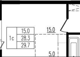 Продажа квартиры студии, 29.7 м2, деревня Пирогово, улица Ильинского, 8