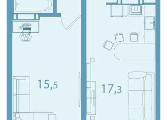 Продам 2-комнатную квартиру, 44.7 м2, Томская область, улица Леонова, 1