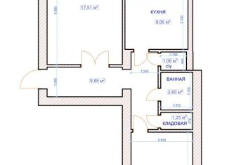 Сдам 2-комнатную квартиру, 51 м2, Пионерский