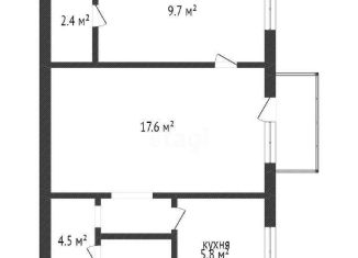 Продаю 2-ком. квартиру, 44 м2, Златоуст, улица Тургенева, 17