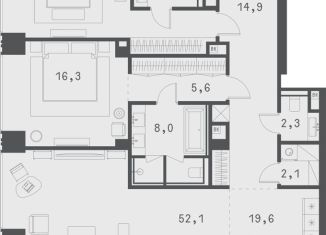 Продажа 2-комнатной квартиры, 146.2 м2, Москва, Садовая-Сухаревская улица, 14с1