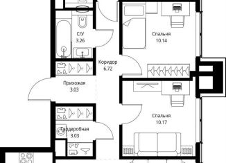 Продается трехкомнатная квартира, 79.3 м2, Москва, СВАО, проспект Мира, 186Ас1