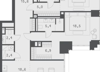 Продам двухкомнатную квартиру, 116.2 м2, Москва, Садовая-Сухаревская улица, 14с1