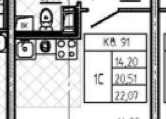 Квартира на продажу студия, 22.1 м2, Санкт-Петербург, метро Выборгская