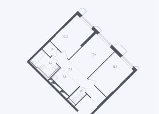 Продается 3-комнатная квартира, 62.9 м2, Красногорск, жилой комплекс Спутник, 21