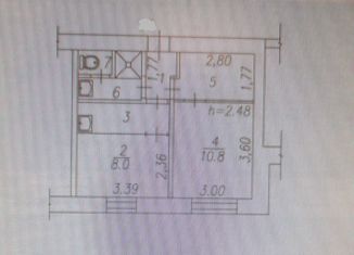 Продается однокомнатная квартира, 33.7 м2, Новокузнецк, проспект Строителей, 81