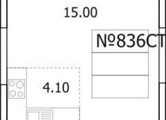 Продажа квартиры студии, 30.1 м2, Люберцы, Солнечная улица, 6, ЖК Облака 2.0